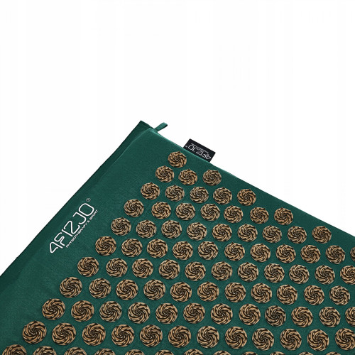 Мат для иглоукалывания  4FIZJO Ergo Mat Аппликатор Кузнецова Navy Green/Gold - фото №2